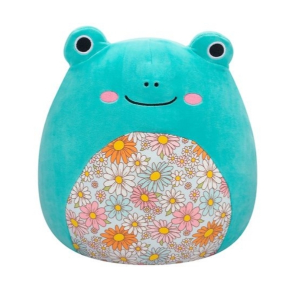 1/$6 or 2/$10 NWT Squishmallow Robert The Frog With Floral Belly. (8 in.) - Picture 1 of 12
